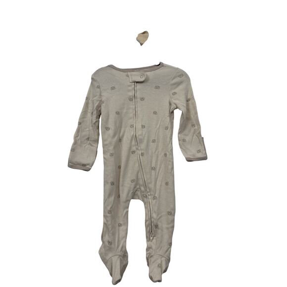 Cloud Island Baby Boy Tan Pretzel Zip One Piece Sleeper Outfit 3-6 Months #155 - Picture 1 of 13